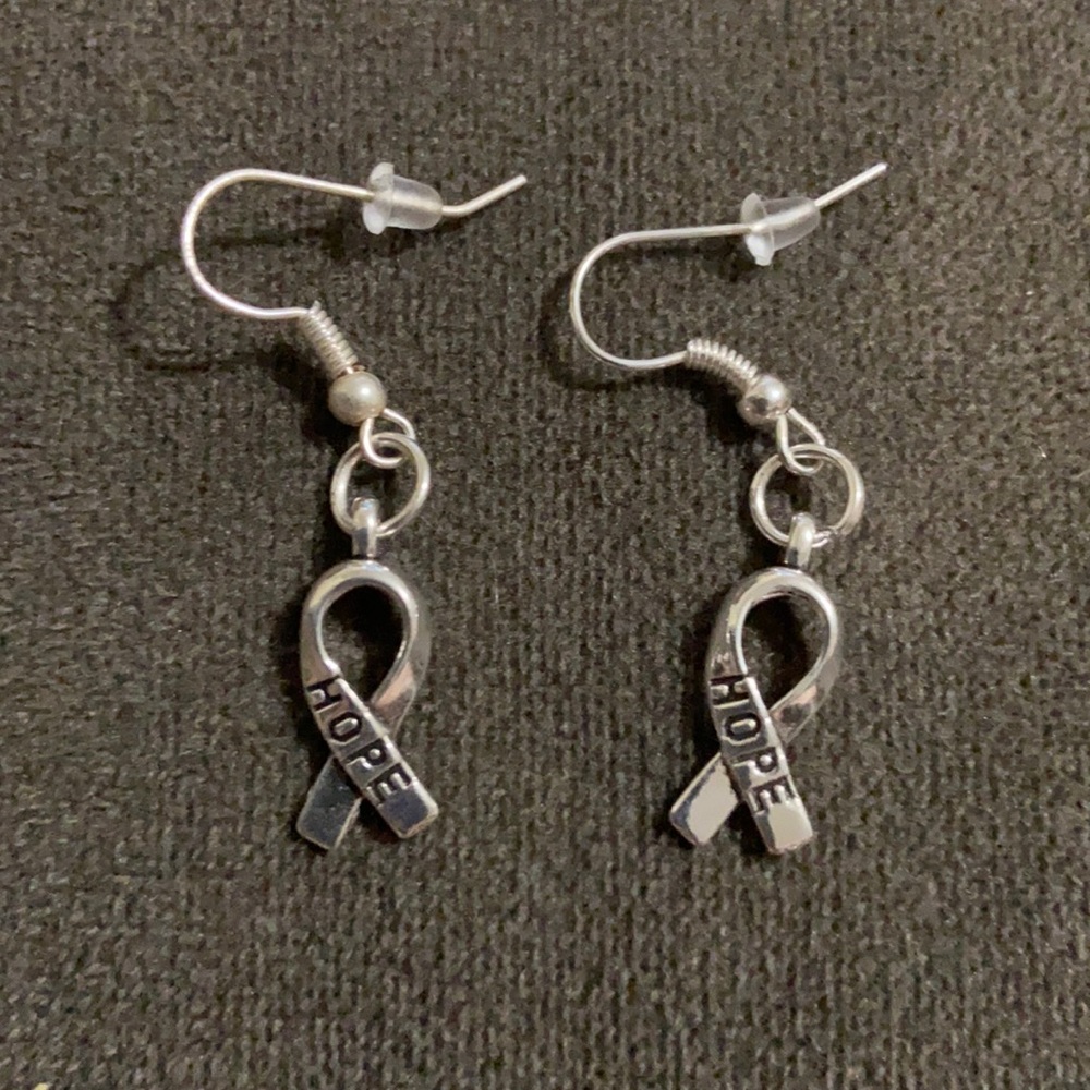 Hope Earrings for cancer